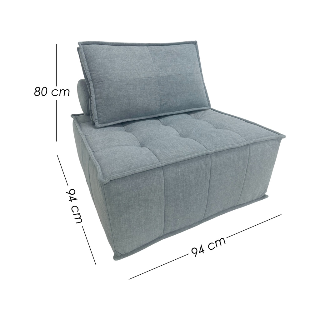 Sofá Turín Gris Individual