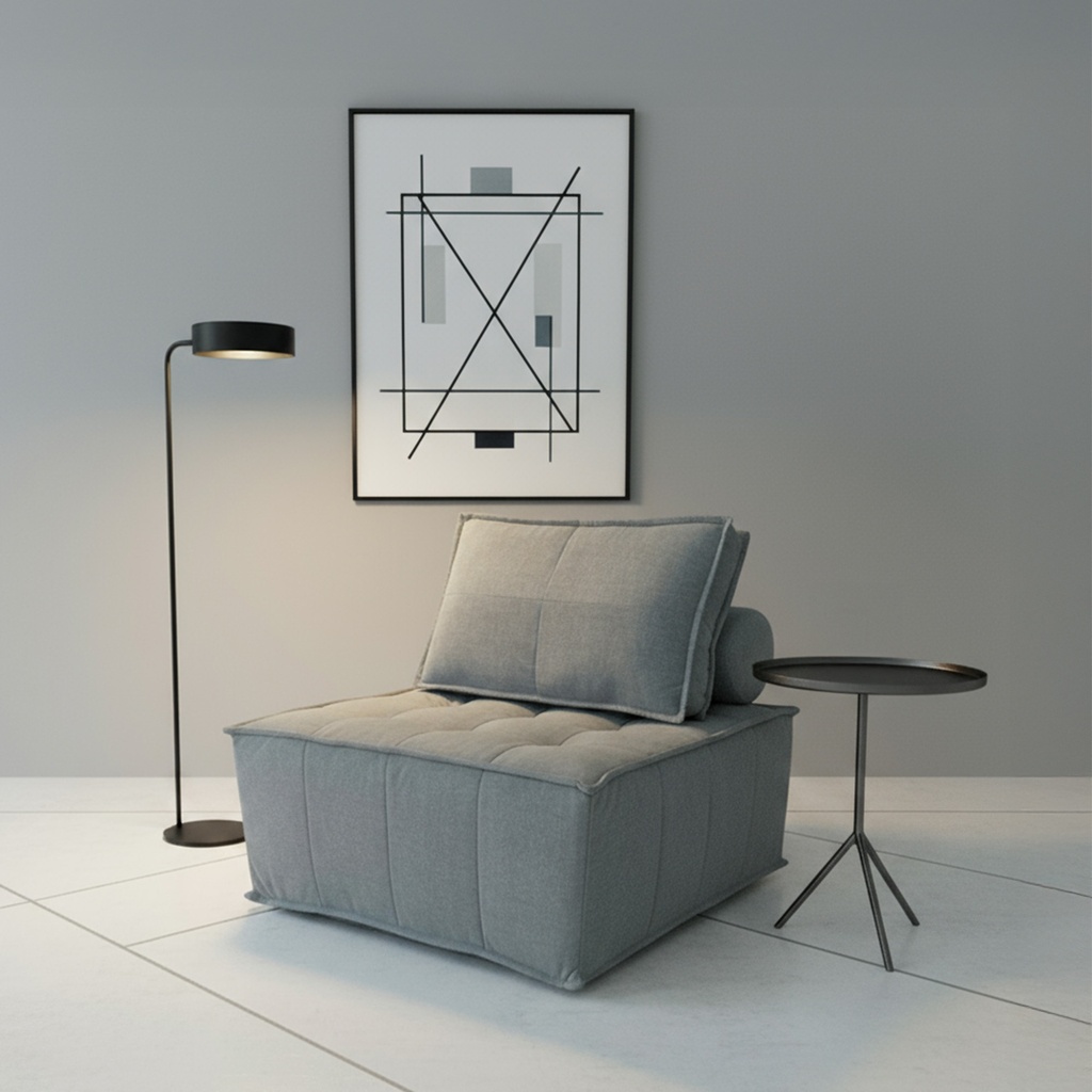 Sofá Turín Gris Individual