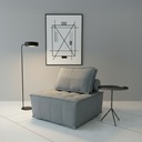 Sofá Turín Gris Individual