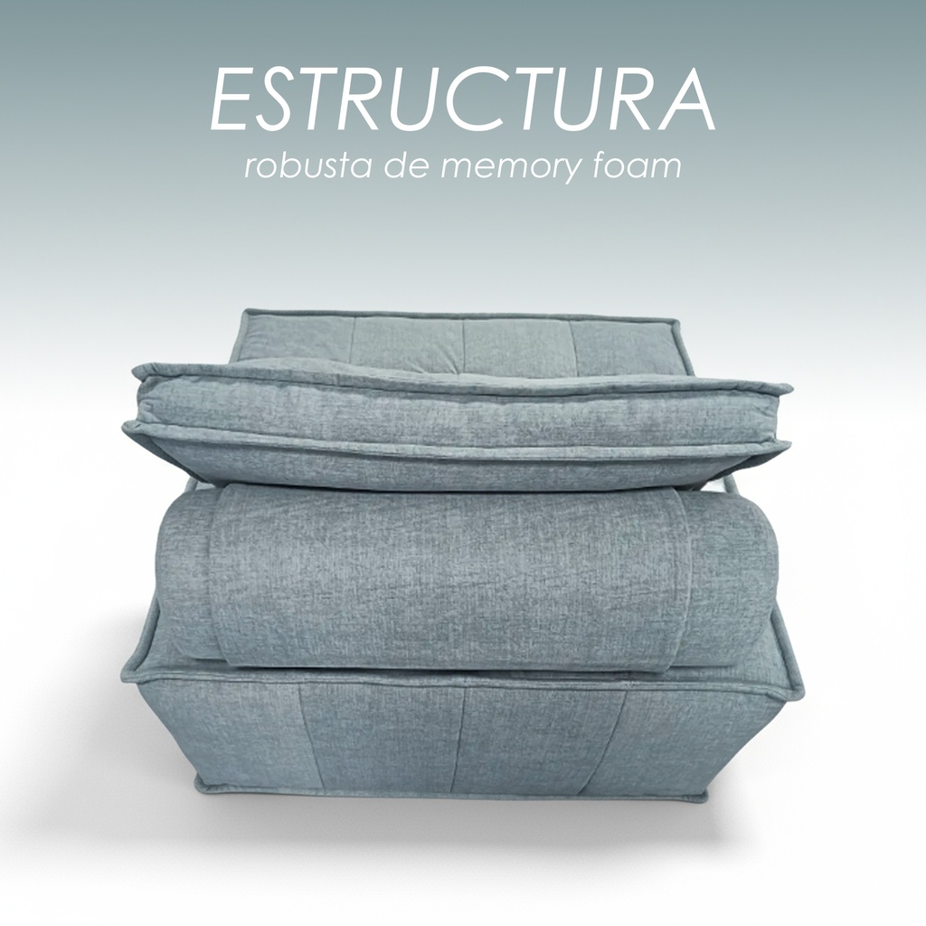 Sofá Turín Gris Individual