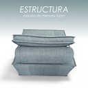 Sofá Turín Gris Individual