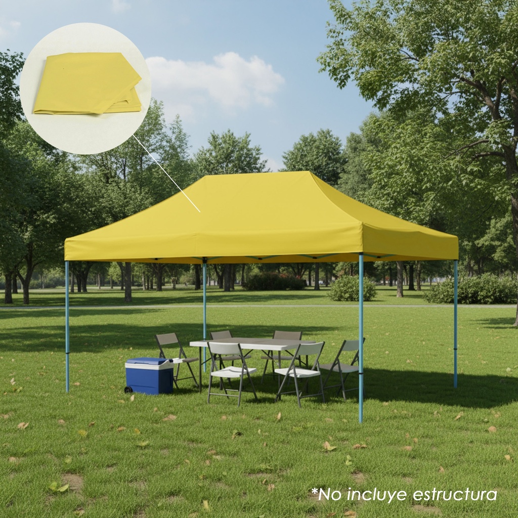 Lona 2x3 600D Amarilla