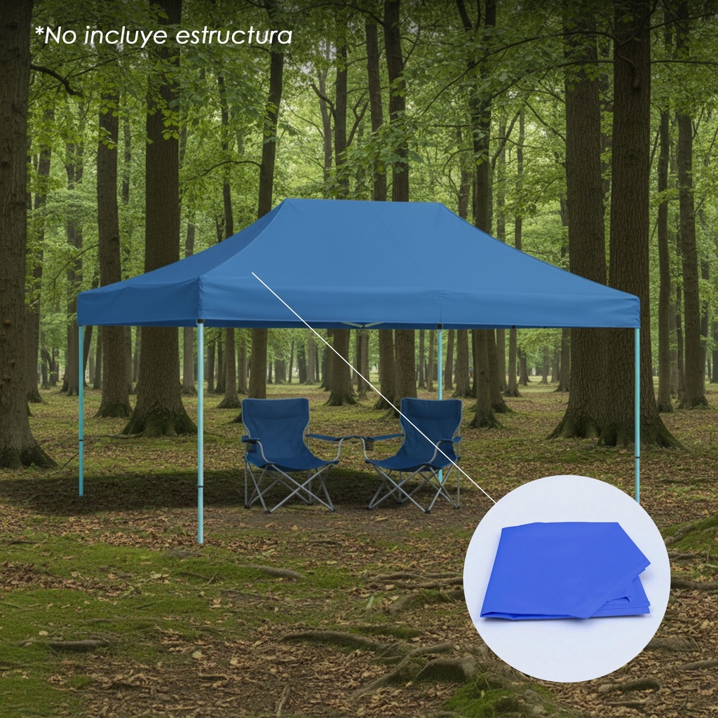 Lona 2x3 600D Azul