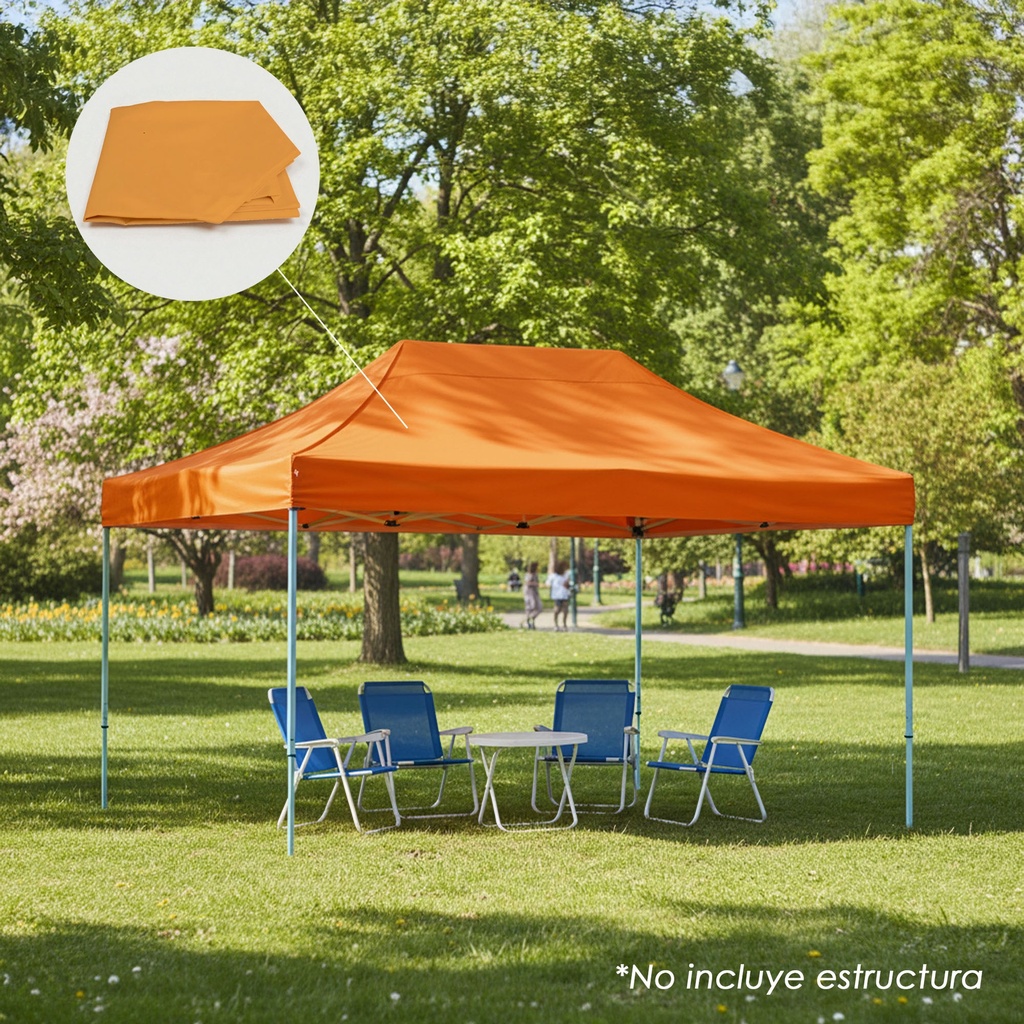 Lona 2x3 600D Naranja