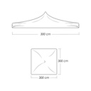 Lona 3x3 600D Amarilla