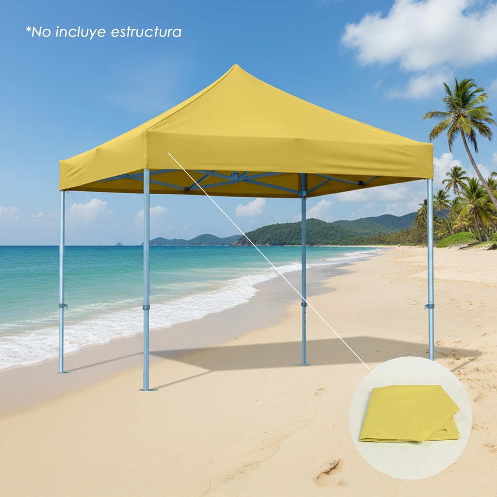 Lona 3x3 600D Amarilla