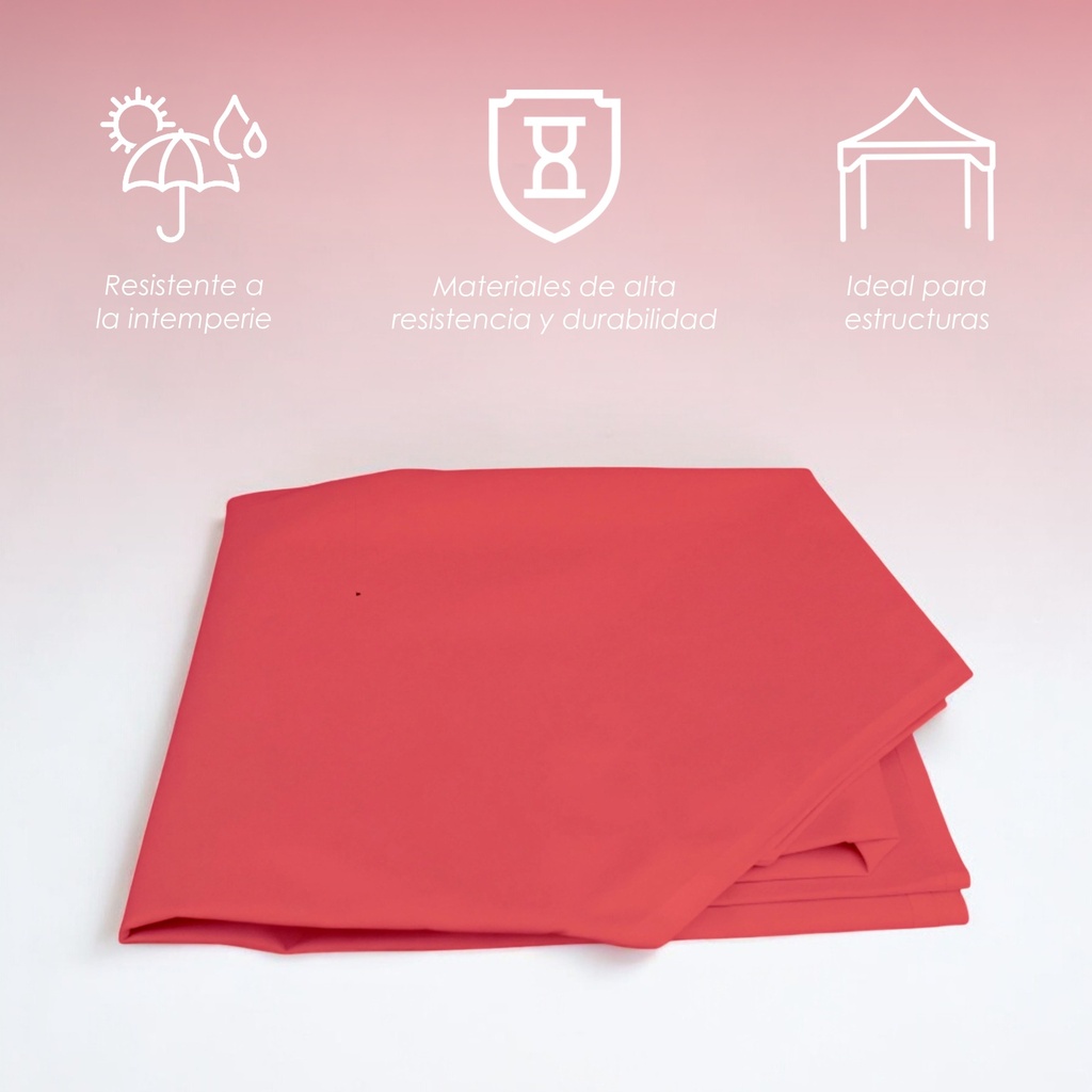 Lona 3x4.5 600D Roja