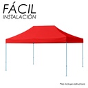 Lona 3x4.5 600D Roja