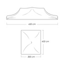 Lona 3x4.5 600D Naranja