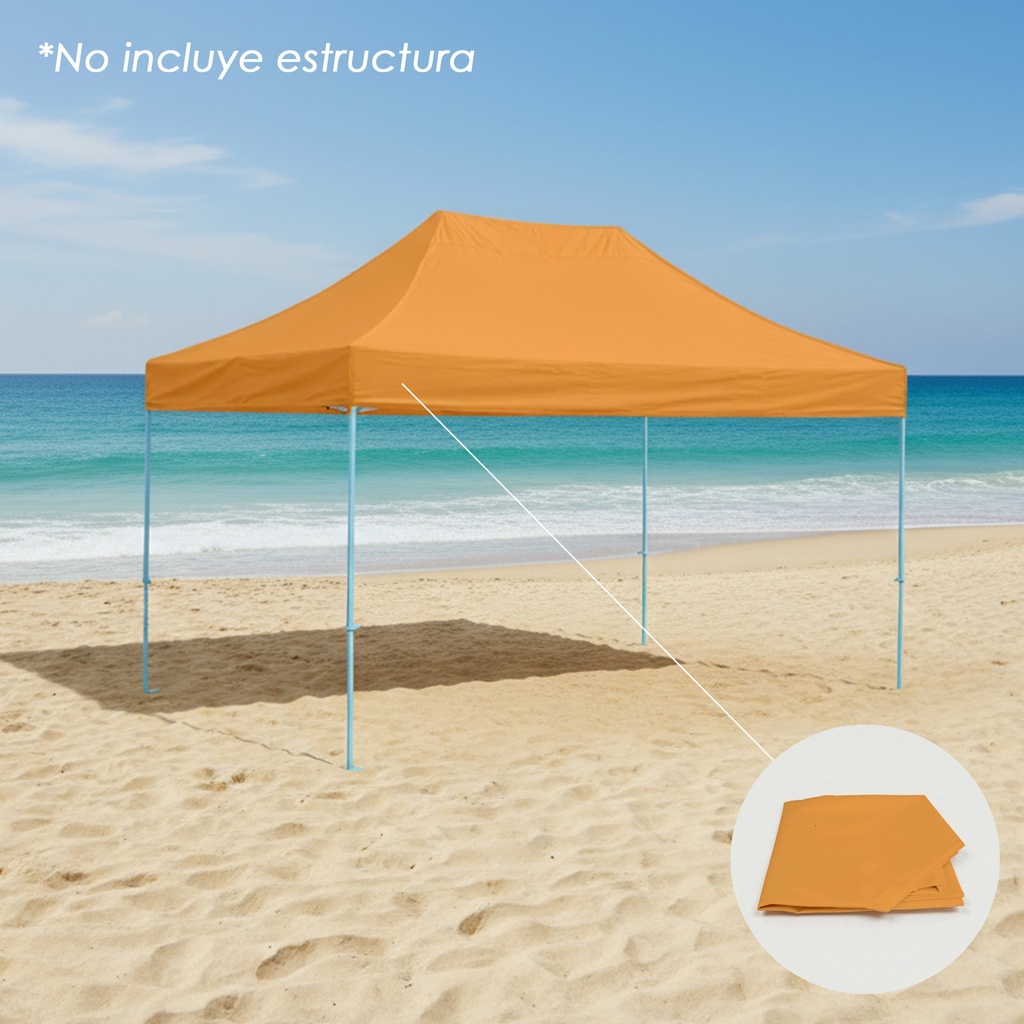 Lona 3x4.5 600D Naranja