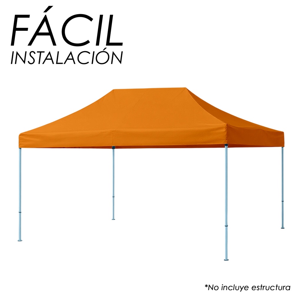 Lona 3x4.5 600D Naranja