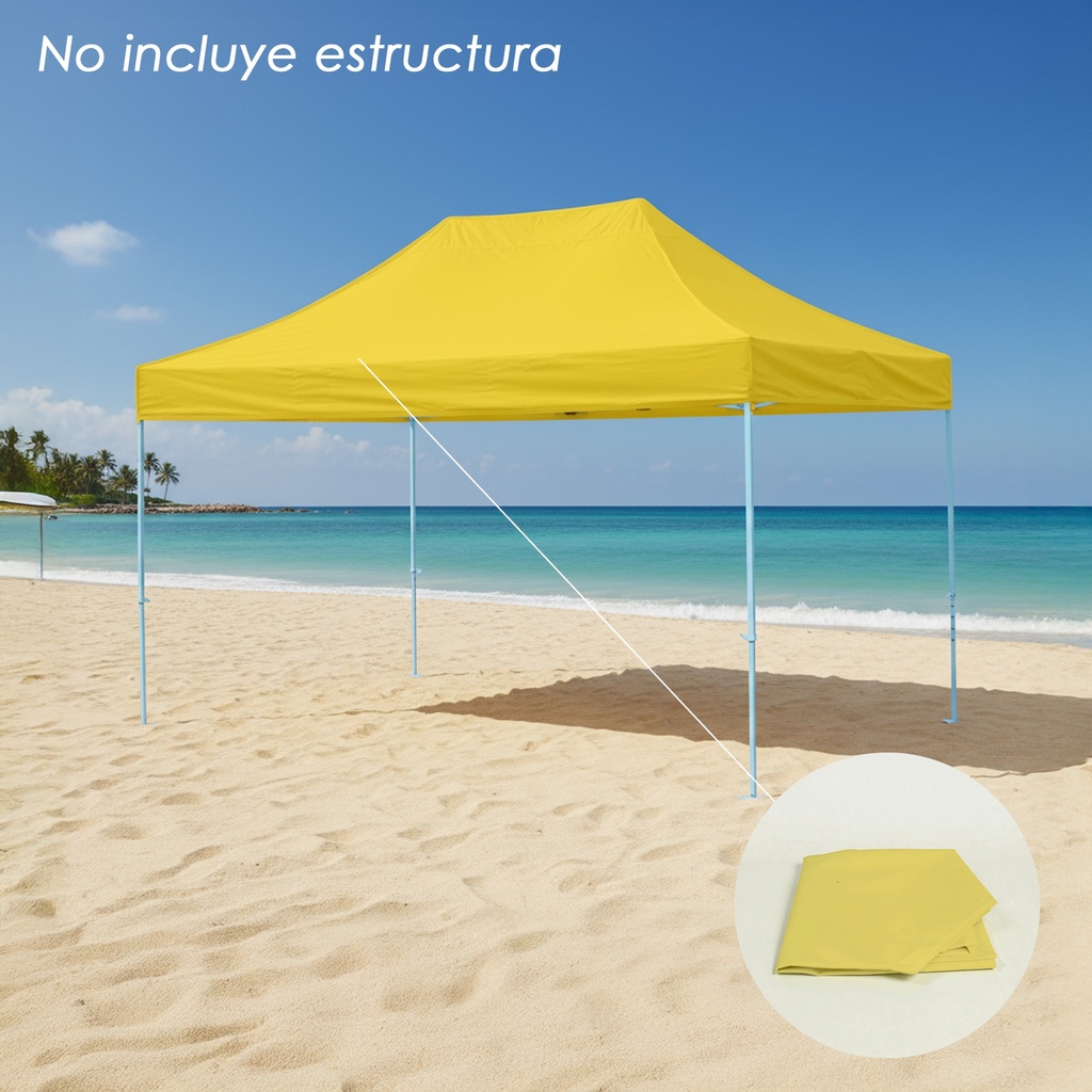 Lona 3x4.5 600D Amarilla