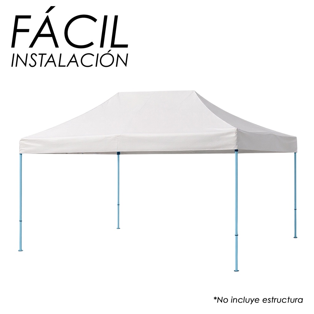 Lona 3x4.5 600D Blanca