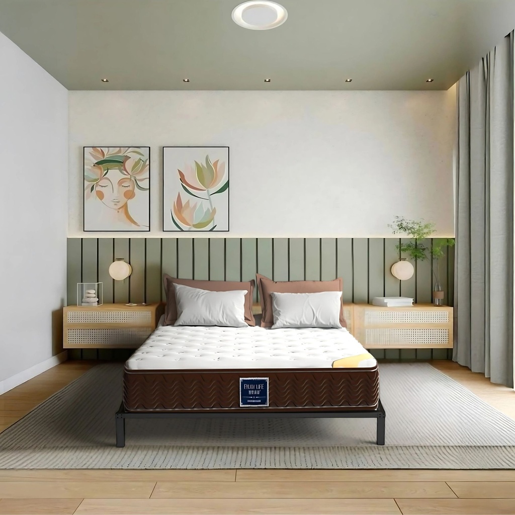 Base de Cama-Ind de Madera Matrimonial