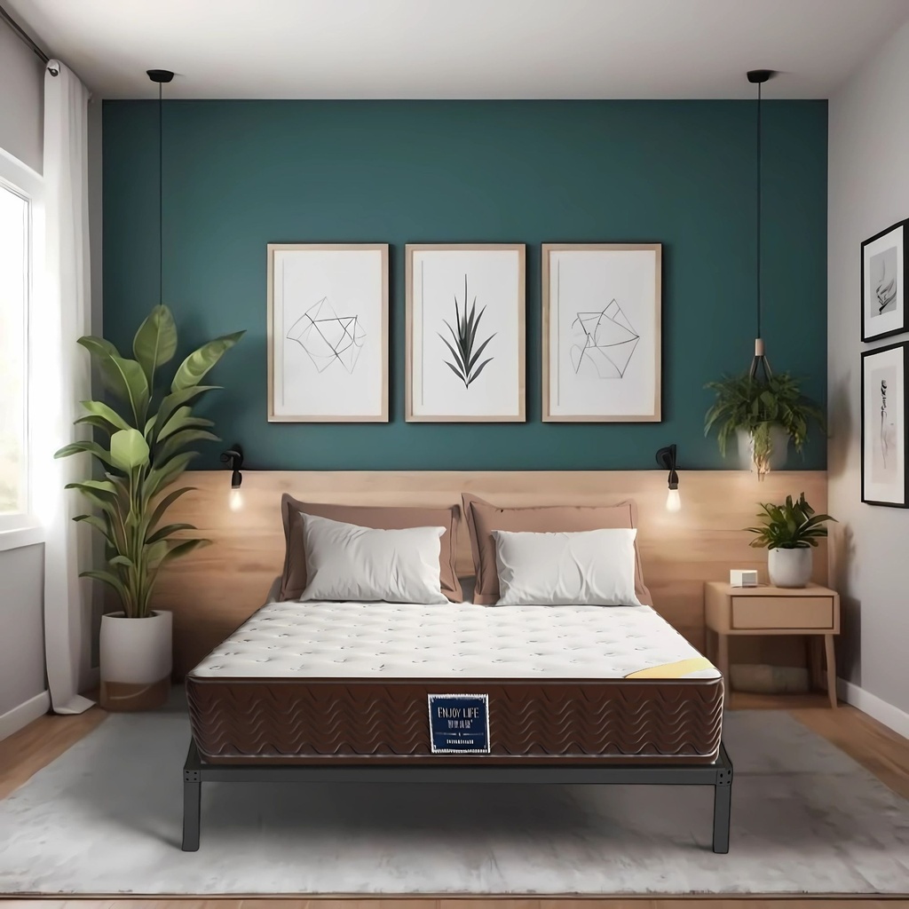 Base de Cama-Ind de Madera Matrimonial