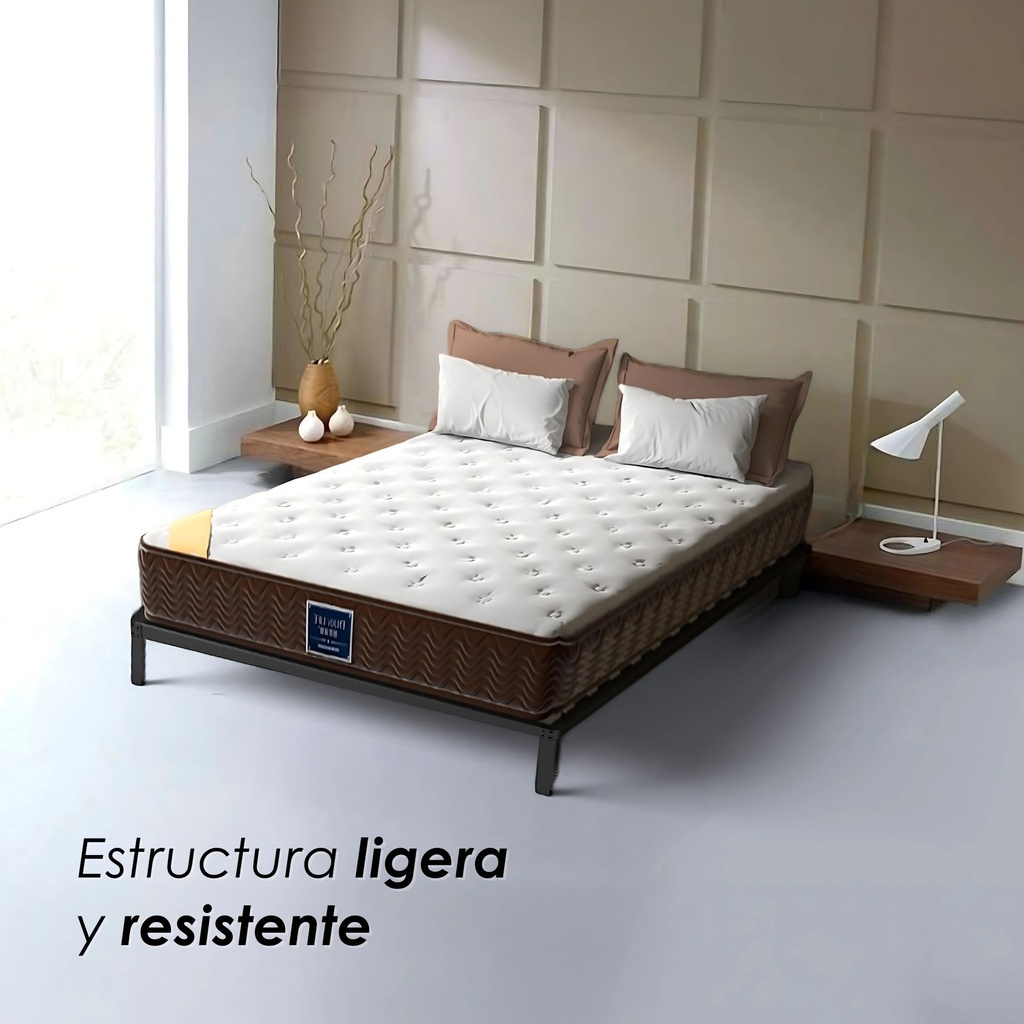 Base de Cama-Ind de Madera Matrimonial