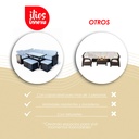 Sala Comedor para jardín Esquinera Ilios Innova color café