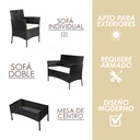 Sala de jardín (Negro con blanco)