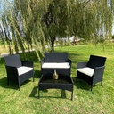 Sala de jardín (Negro con blanco)