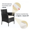 Sala de jardín (Negro con blanco)