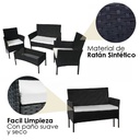 Sala de jardín (Negro con blanco)