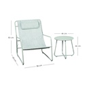 Sala de jardín de 3 pzs Blanco