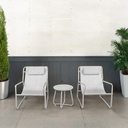 Sala de jardín de 3 pzs Blanco