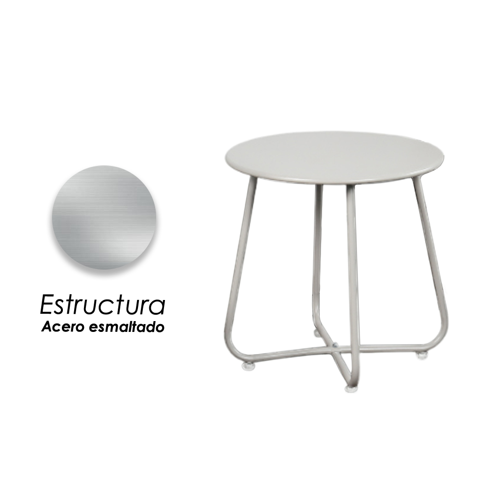 Sala de jardín de 3 pzs Blanco