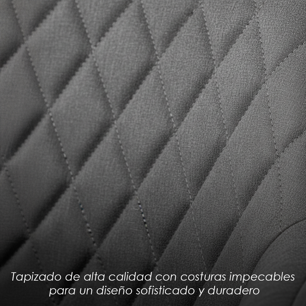 Comedor de Mármol con Sillas Grises