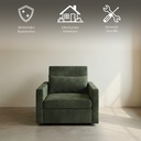 Sofá Cama Individual Malta Verde