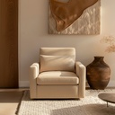 Sofá Cama Individual Malta Beige