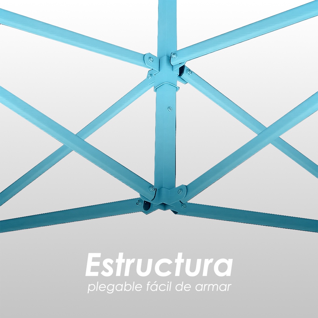 Toldo Plegable 3x4.5 Blanco