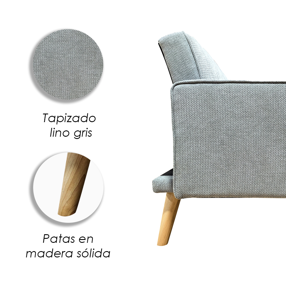 Sofá Cama Marin Gris