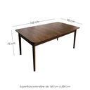 Mesa de Comedor Extensible Olmo