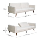  Sofá Cama Aren Beige