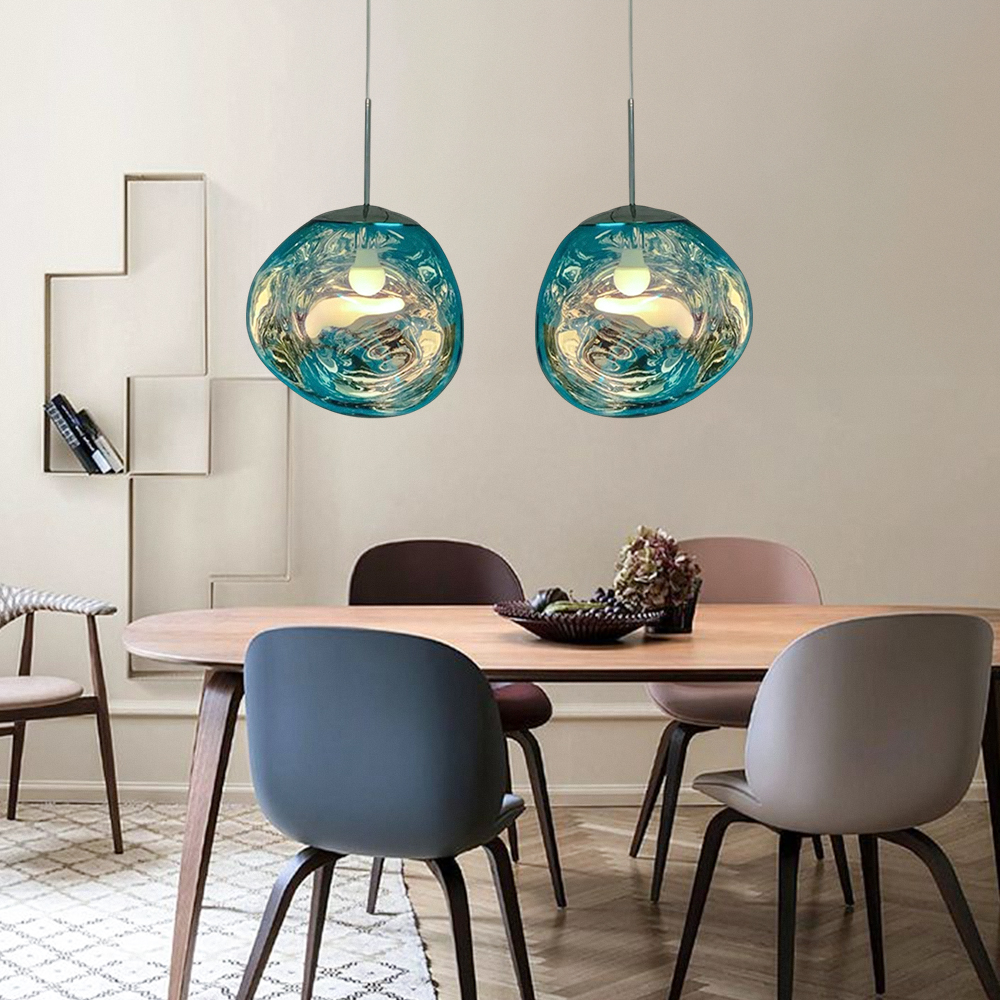 Lámpara Colgante Lava 20 Color Azul