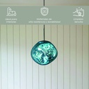 Lámpara Colgante Lava 20 Color Azul