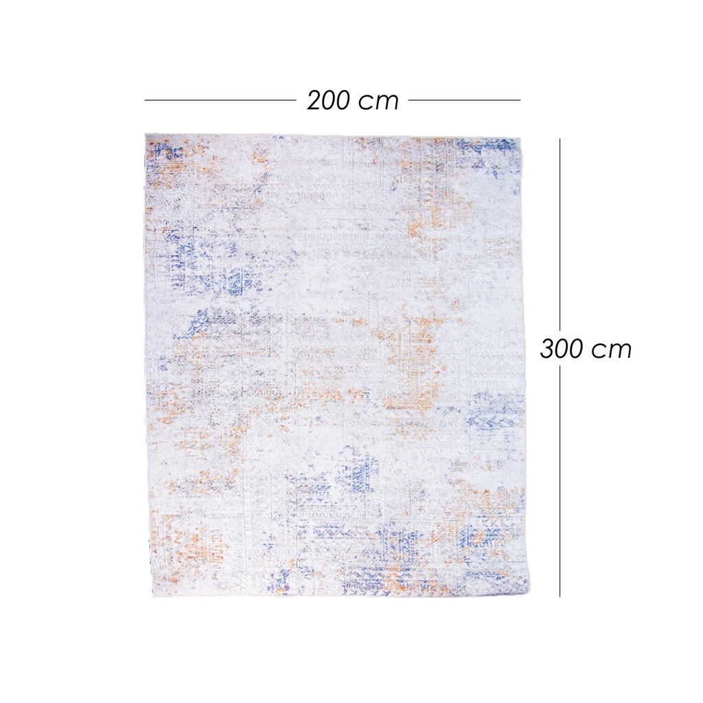 Tapete nórdico 2 x 3 m (Ópalo Azul) 