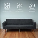 Sofá Cama Aren Negro