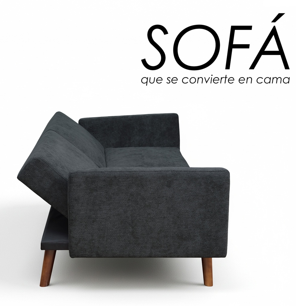 Sofá Cama Aren Negro