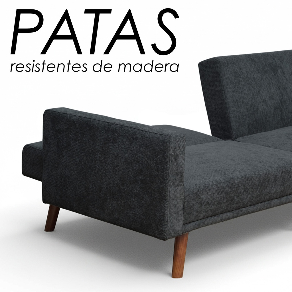 Sofá Cama Aren Negro