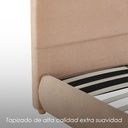 Base con Cabecera 3861 Beige King Size