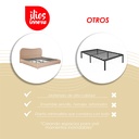 Base con Cabecera 3861 Beige King Size