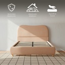 Base con Cabecera 3861 Beige Matrimonial