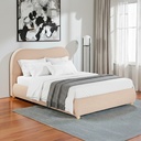 Base con Cabecera 3861 Beige Matrimonial