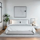 Base con Cabecera 5460 Gris King Size 