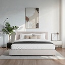 Base con Cabecera 5460 Gris King Size 