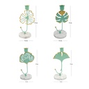 4 Portavelas de Mármol de mesa