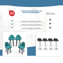 4 Sillas de Bar Tokio Azul