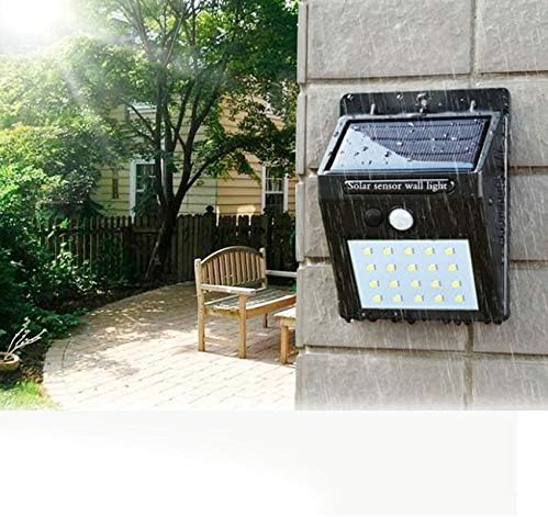 5 Lámparas solares con 30 leds (100)